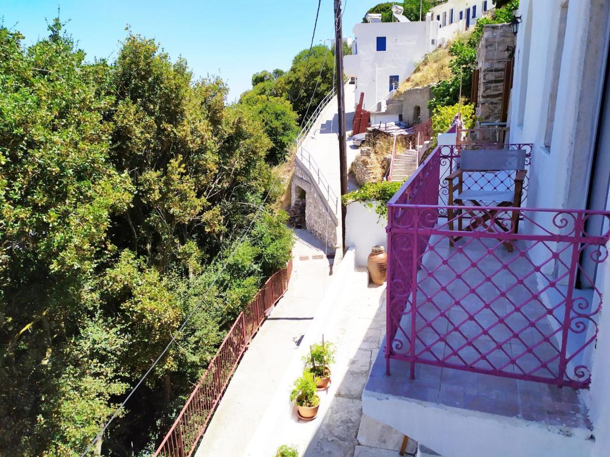 Traditional Family House, Ground Floor With Yard Koronos Extérieur photo